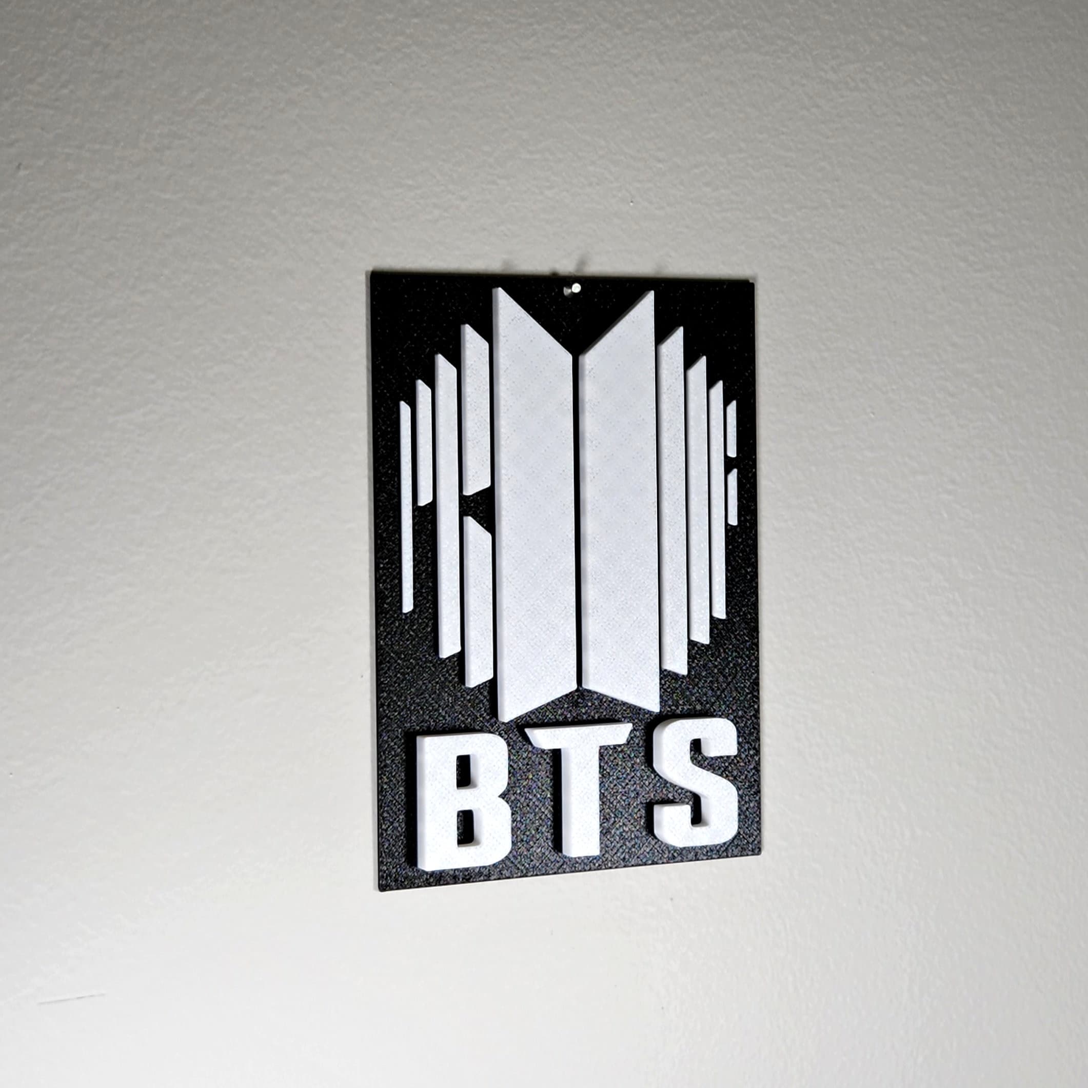 BTS Wall Art 3d model