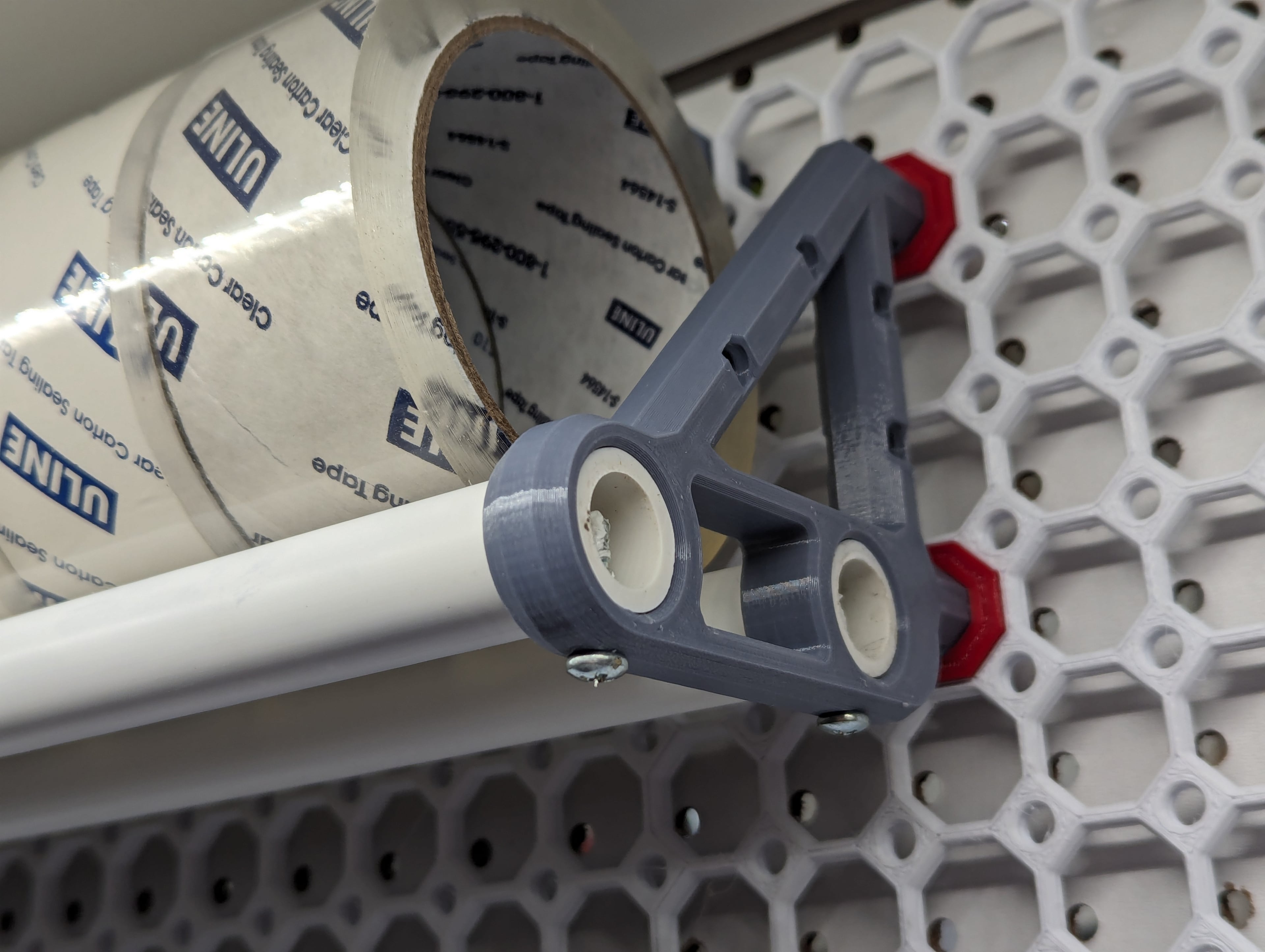 Multiboard 4x4 Push-Fit Tape Roll Bracket.stl 3d model