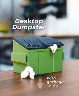 Desktop Dumpster 3d model