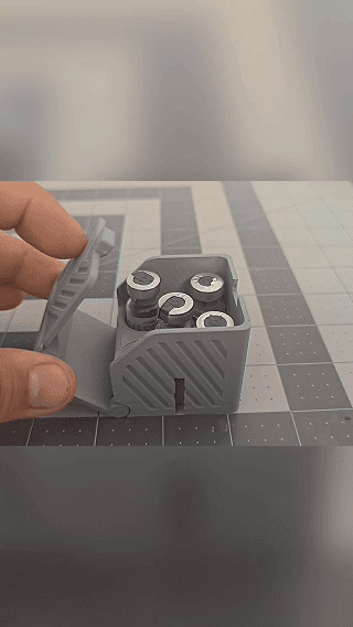 Free Modular 3ml Vial Box – STL/3MF Only 3d model