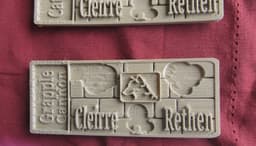 Cleirre Rethen Box Plaques and Measure 3d model