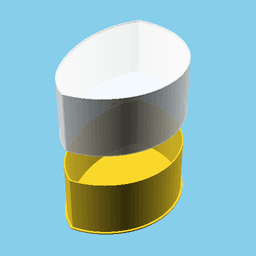 Moon phase 11, nestable box (v1) 3d model