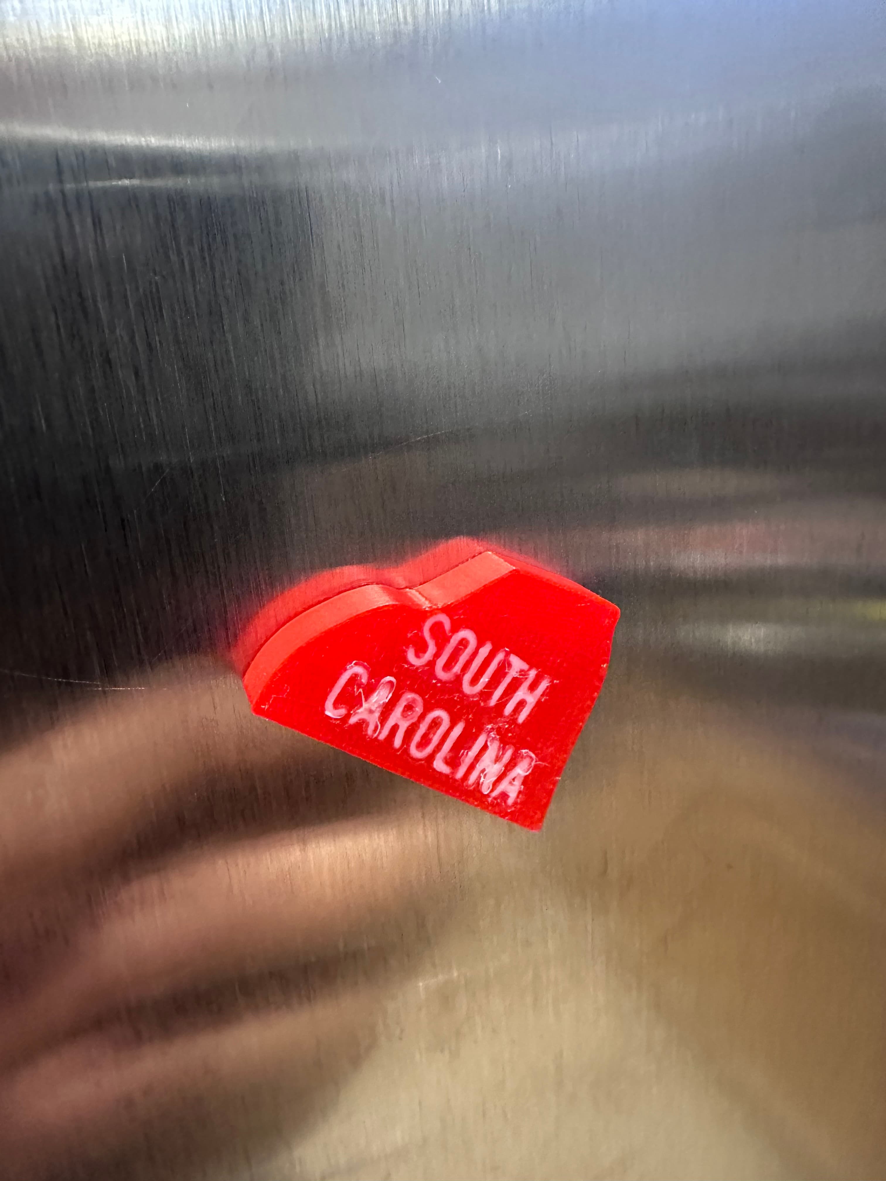 Merica Fridge Magnets - MMU version - SOUTH CAROLINA 3d model