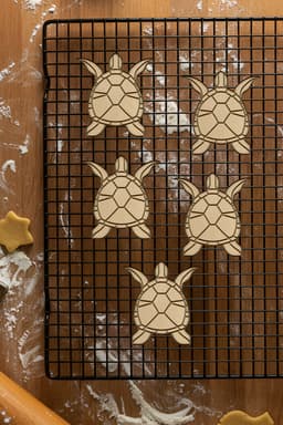 Turtle Cookie Cutter, Biscuit Cutter 3d model