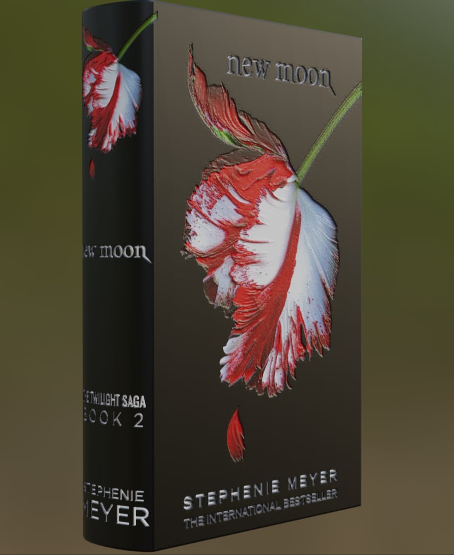 New Moon - Book Litho 3d model