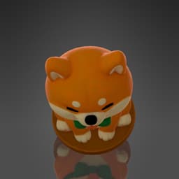 Cute Shiba Inu 3D Model 3d model