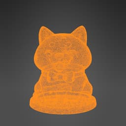 Cute Shiba Inu 3D Model 3d model