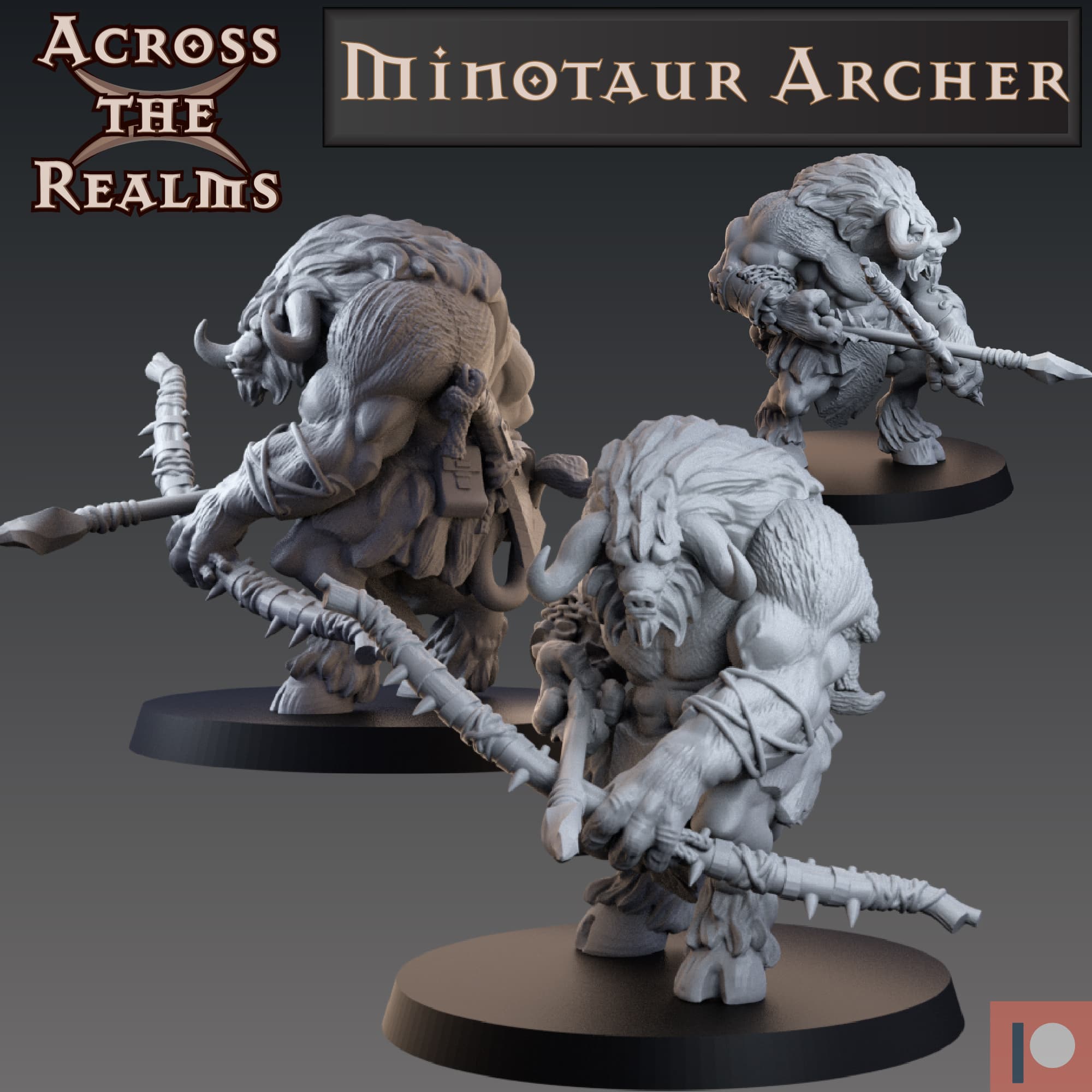 Minotaur Archer 3d model