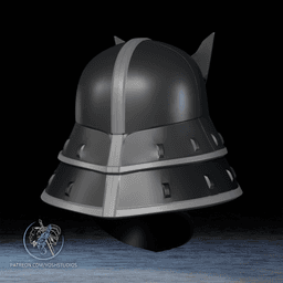 Samurai Darth Vader Helmet 3D Printer File STL 3d model