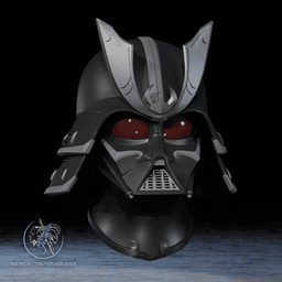 Samurai Darth Vader Helmet 3D Printer File STL 3d model