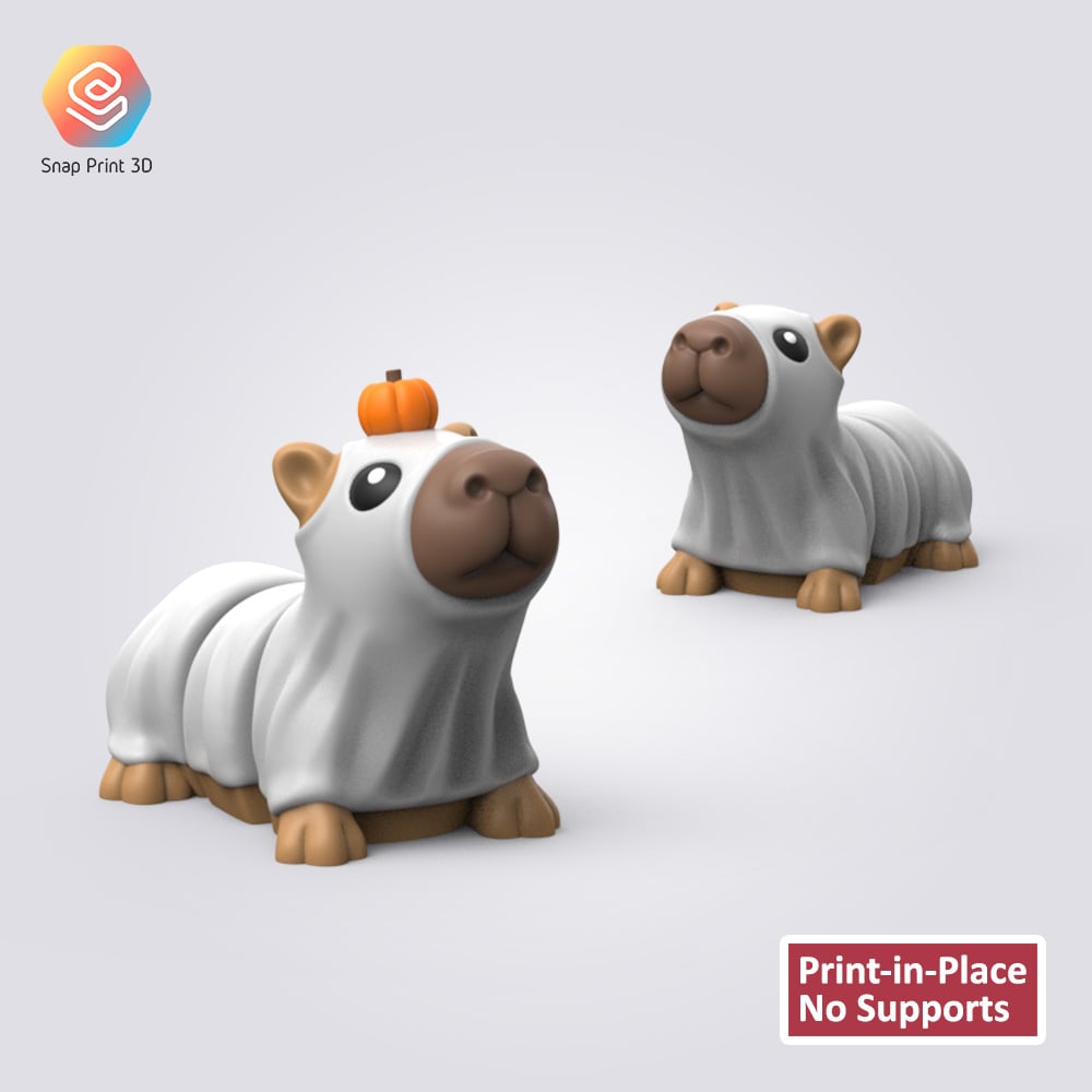 Halloween Flexi Capybara 3d model