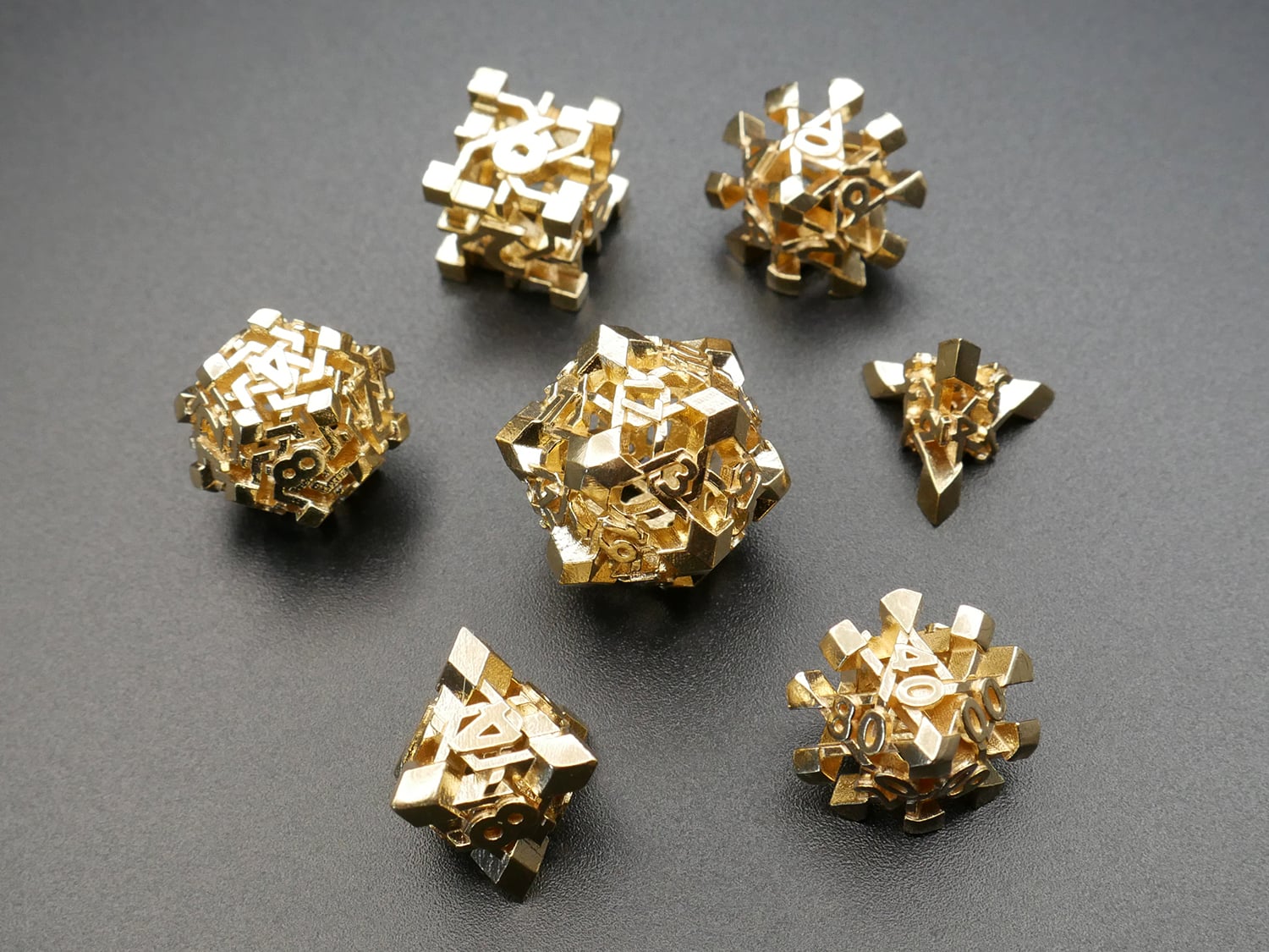 Intangle Dice Set with Decader Mini 3d model