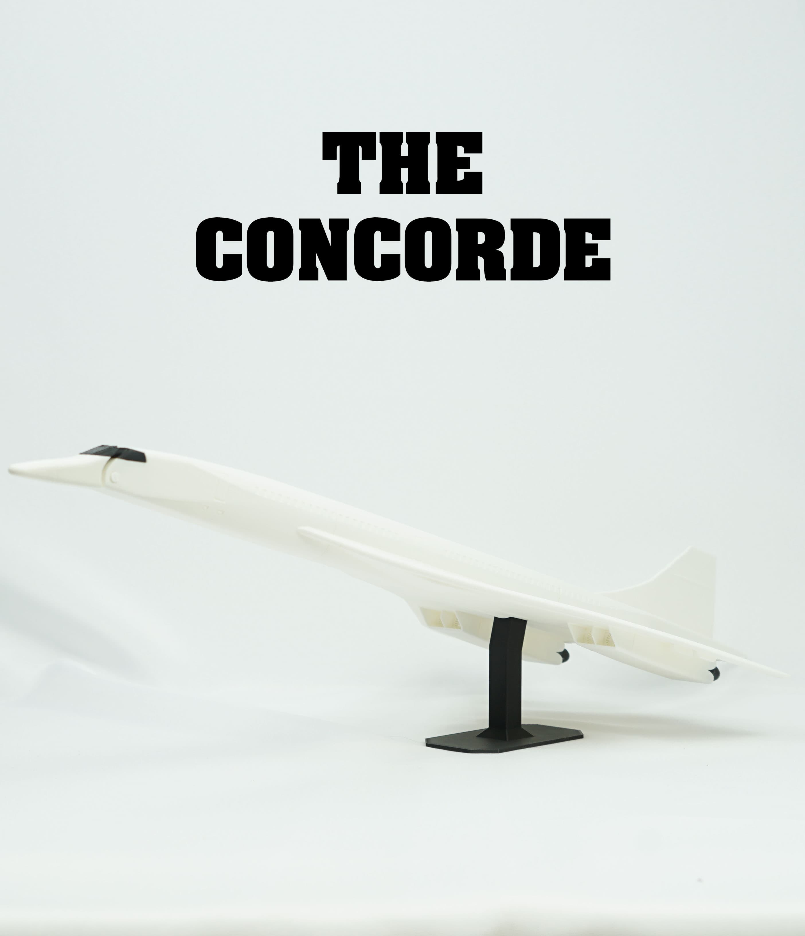 The Concorde! (No Need for AMS, Supports, or Glue!) 3d model