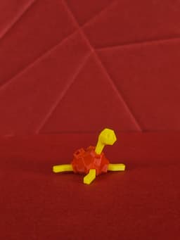 Shuckle Low Poly Pokemon 3d model