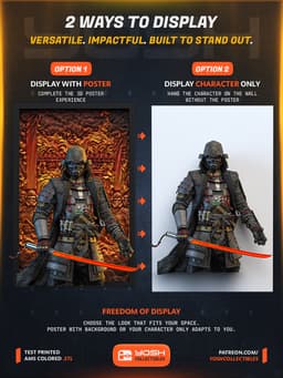 Sengoku Vader Poster 3D Printer STL 3d model