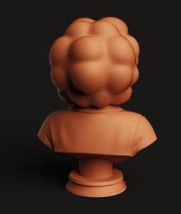 Steven Universe Bust | Cartoon Hero Sculpture | Crystal Gem Miniature | Multi-Color 3d model