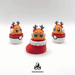 Charmander Christmas Clicker 3d model