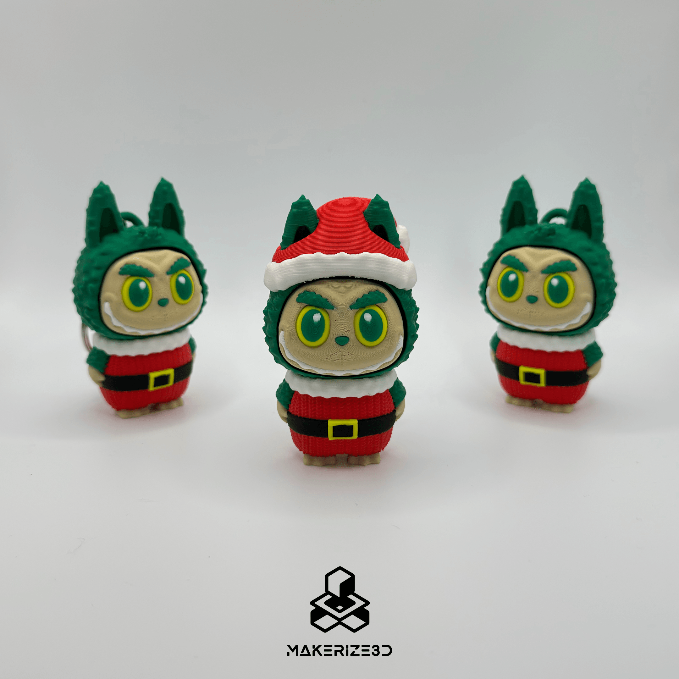 Labubu Grinch Clicker 3d model
