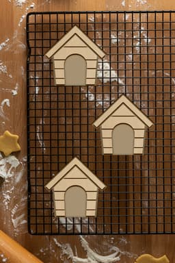 Dog House Cookie Cutter, Biscuit Cutter 3d model