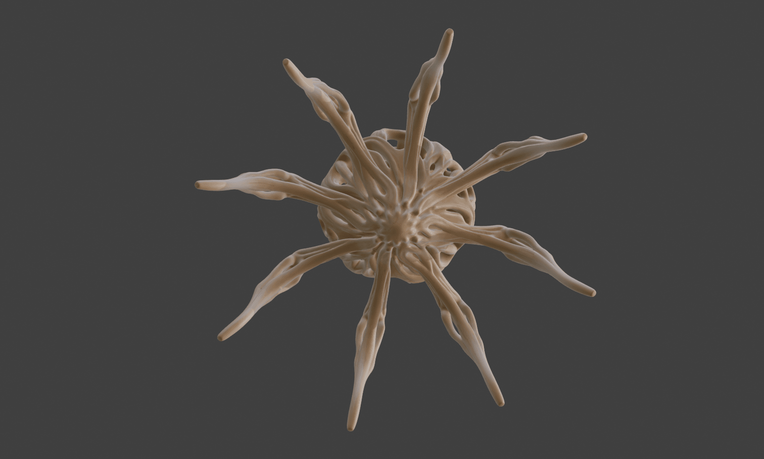 Facehugger Vase 3d model