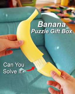 Banana Labyrinth Puzzle Gift Box 3d model