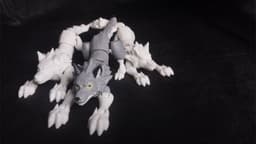 Articulated Wolf - Multiple Flexibility Versions 3d model