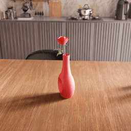 Heart Hollow Vase 3d model