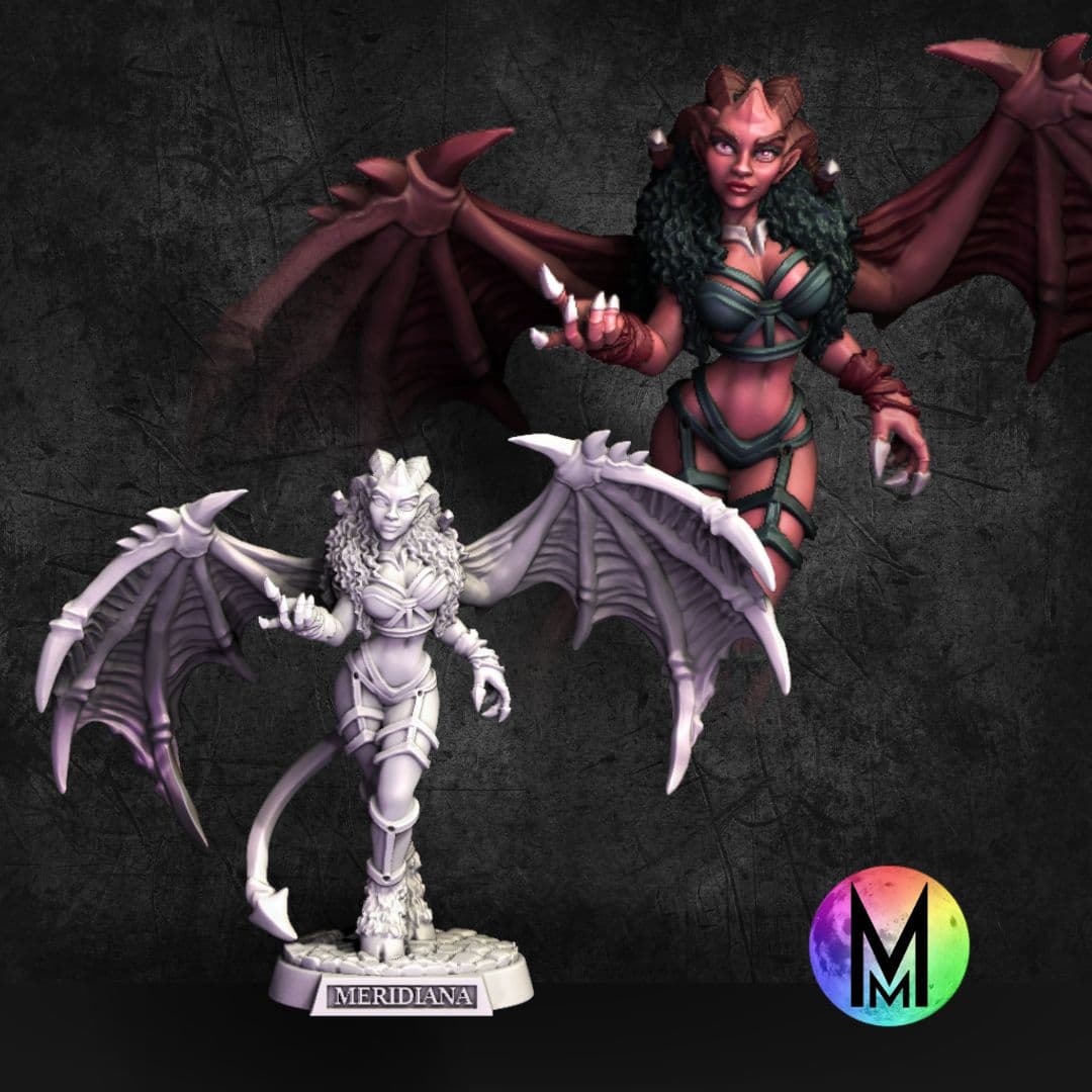 Succubus - Meridiana the succubus demon 3d model
