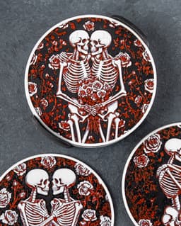 Skeleton Romance Coasters 3d model