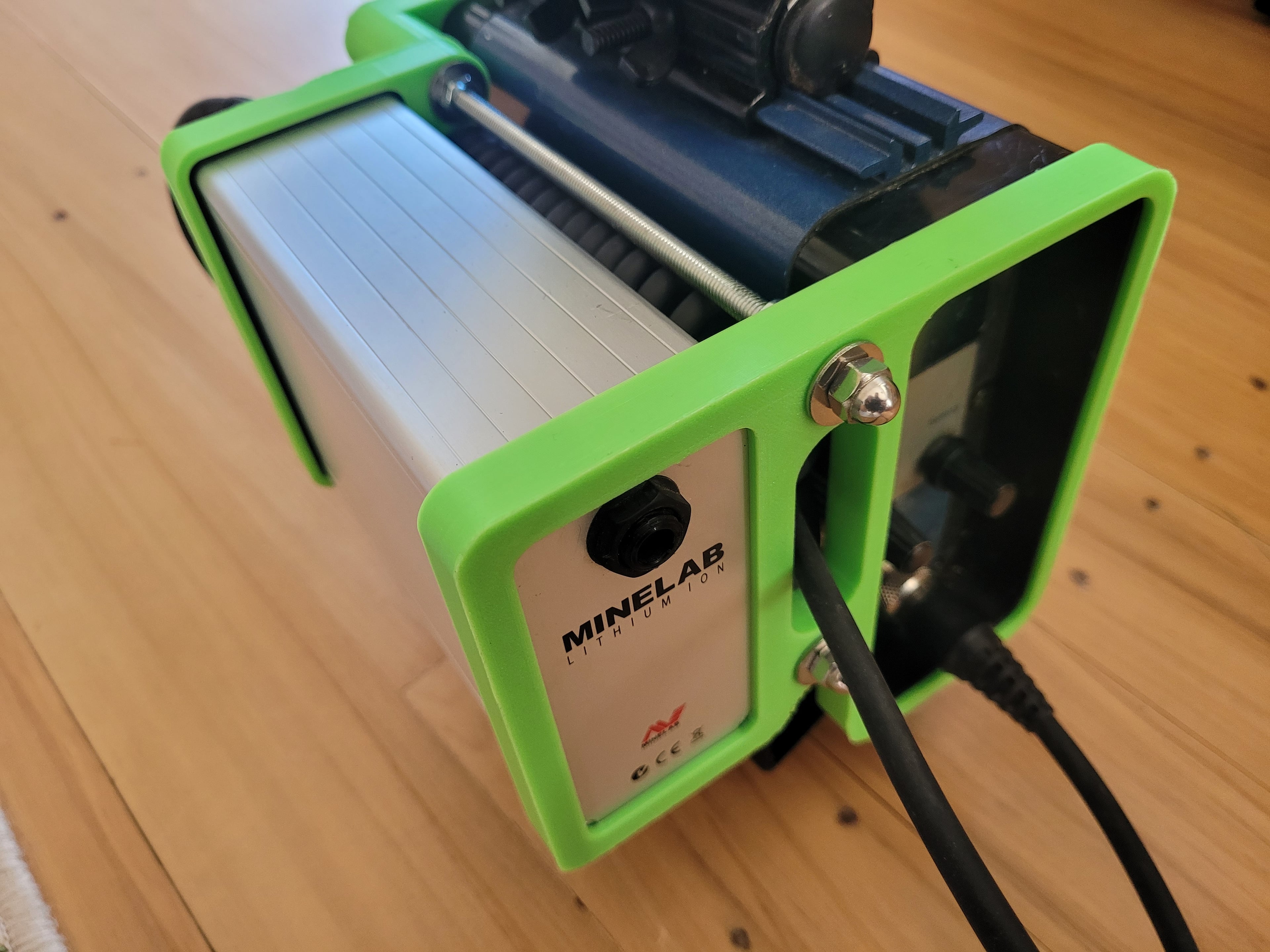 Minelab GPX 4500 / 5000 battery mount 3d model