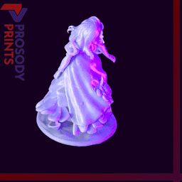 The Flower Girl - 32mm 3d model