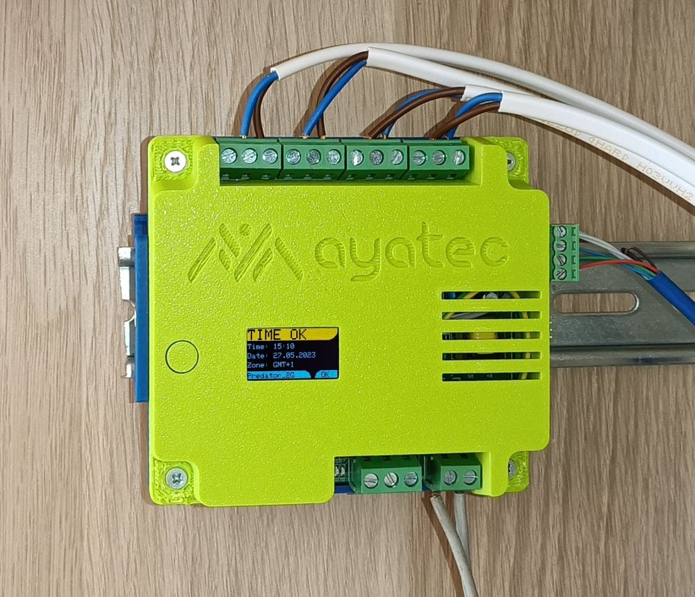 ESP12F_RELAY_X4 4-CHANNEL RELAY CASE ESP8266 87X93 3d model