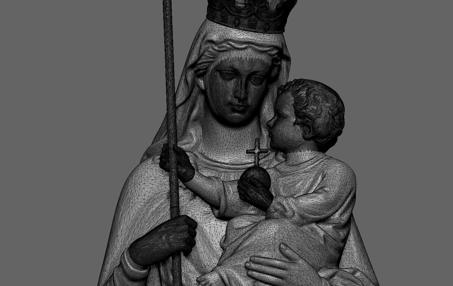Our Lady Victory 3D Scanning STL Printable 3d model