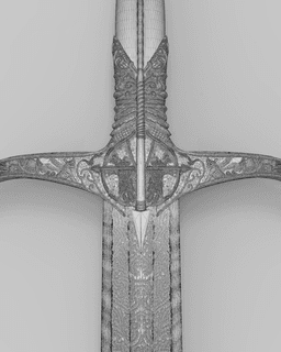 Tarly Valyrian Sword Heartsbane - Game of Thrones 3d model
