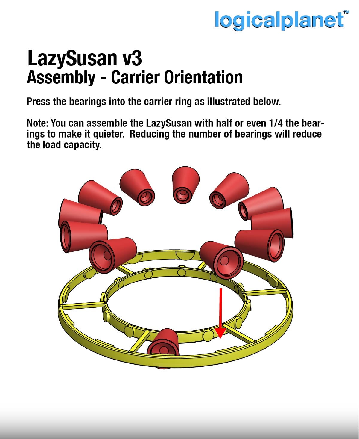 Lazy Susan 120 v3.0 3d model