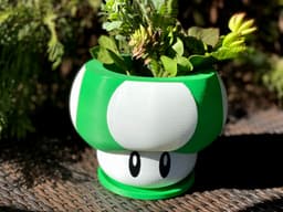 Mario Themed Mushroom Planter 3d model
