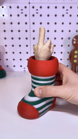 Surprise Christmas Stocking 3d model