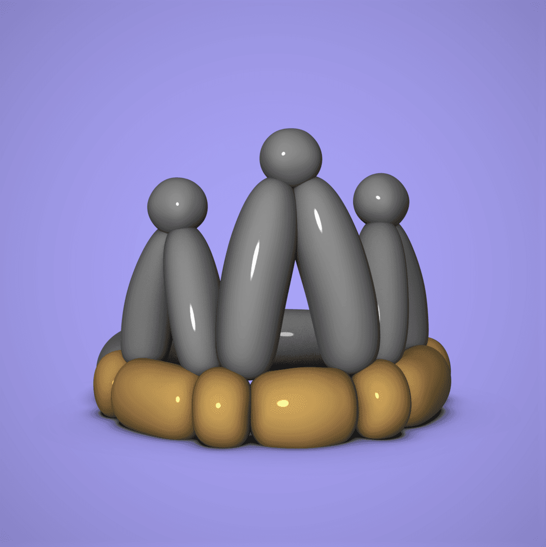 Balloon Crown 3d model