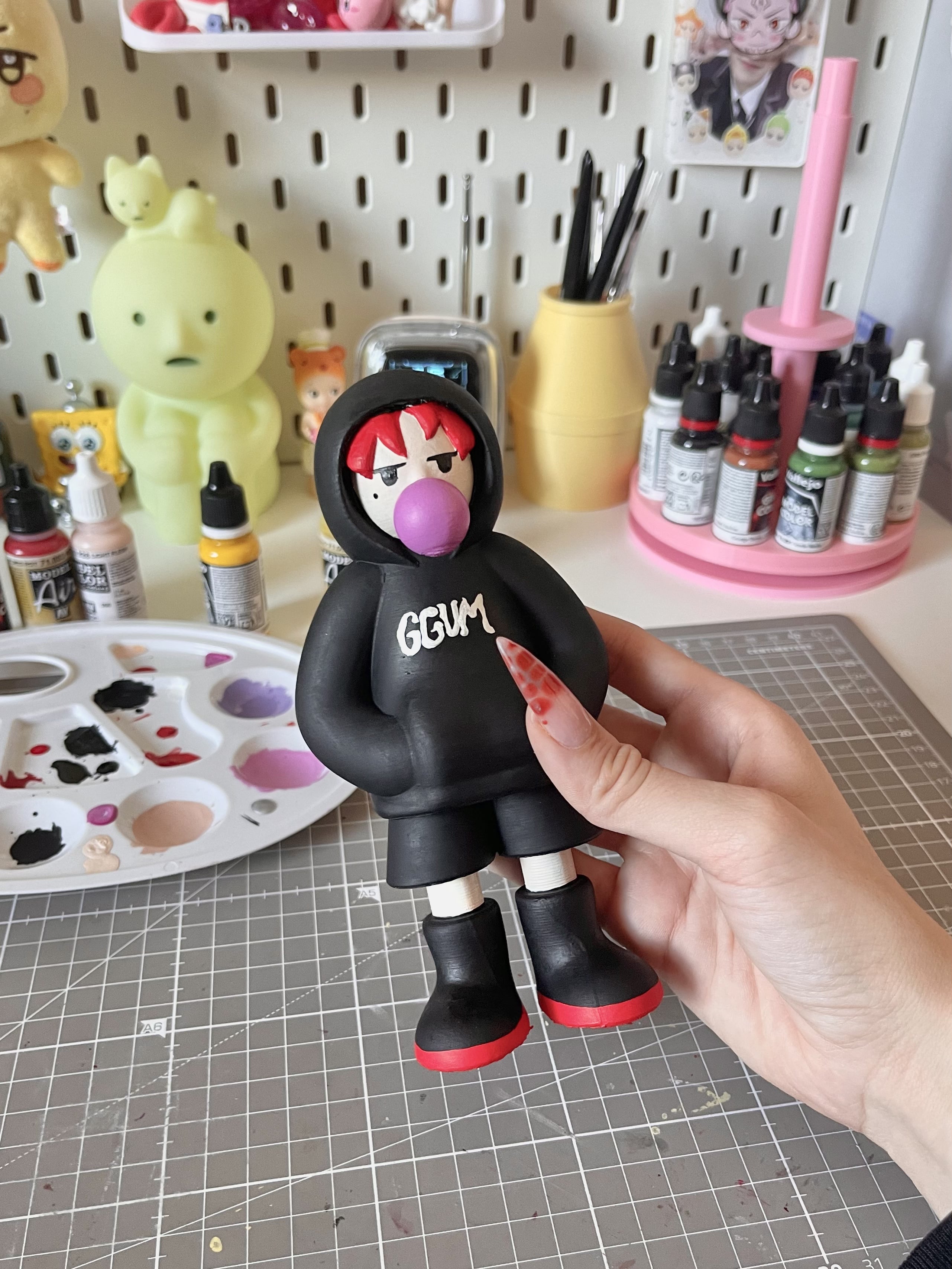 TXT Yeonjun inspired GGUM figure 3d model