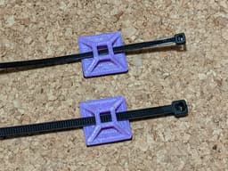 Cable Tie Base 3d model