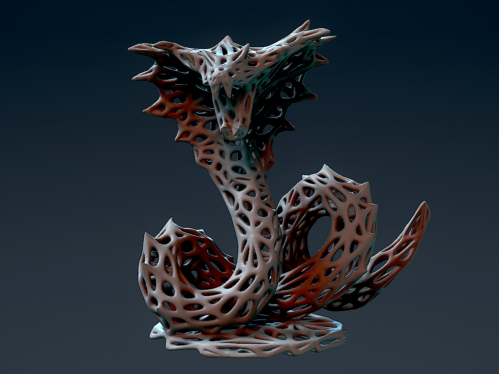 Voronoi Cobra 3d model