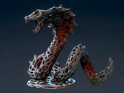Voronoi Cobra 3d model