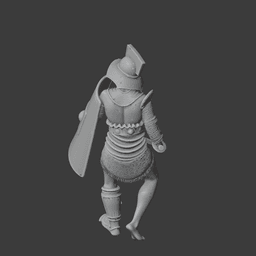 Andabata Gallus Gladiator 3d model