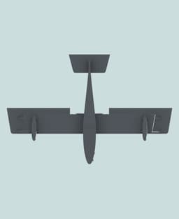 1:144 Donnet-Denhaut D.D.8 biplace 3d model