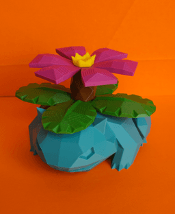 Venusaur Low Poly Pokemon 3d model