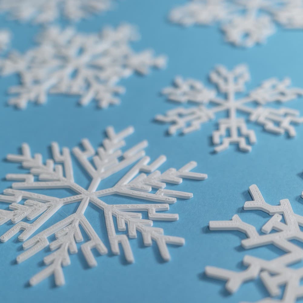 35 Snowflakes 3d model