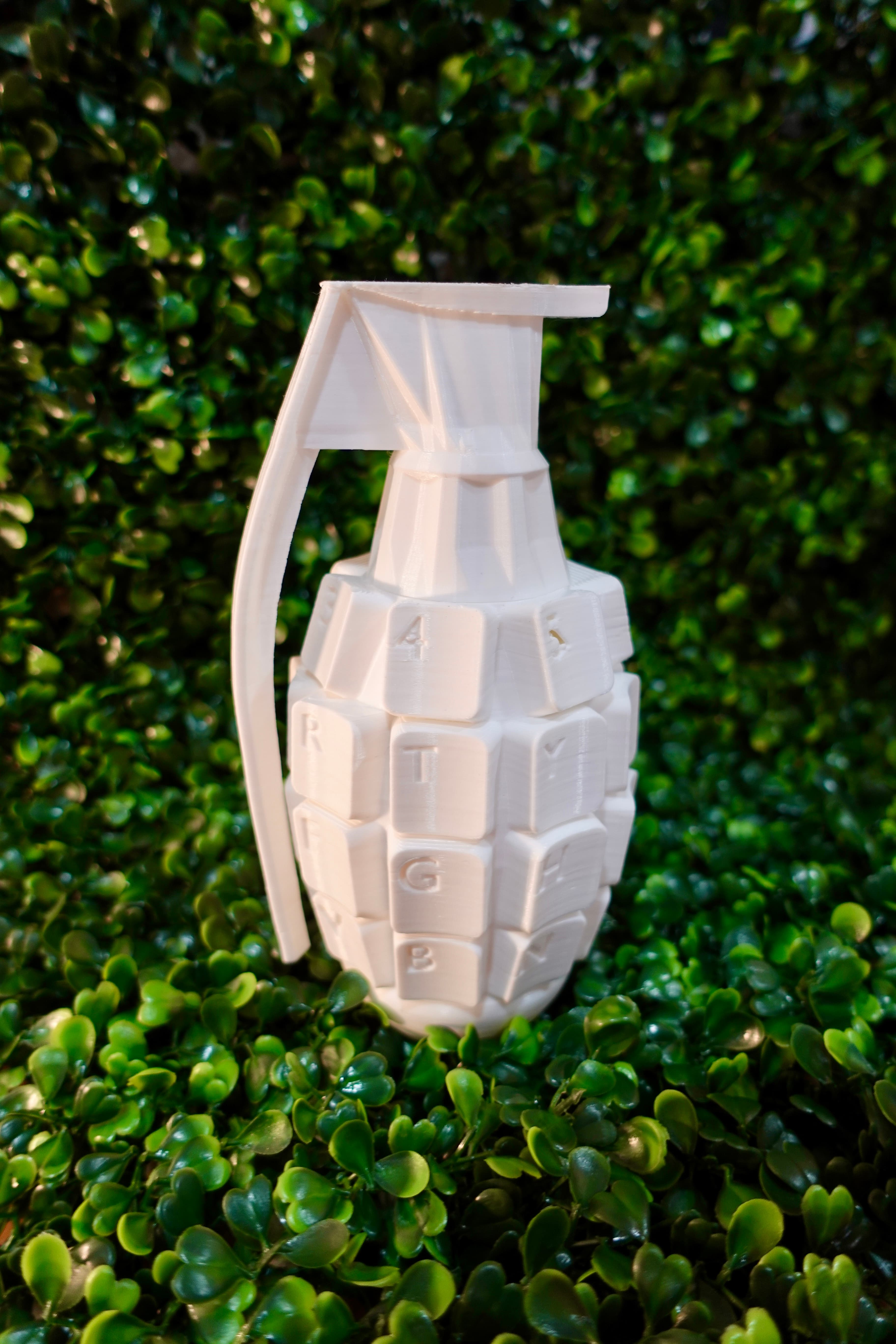 Keyboard Grenade Piggy Bank 3d model