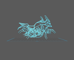 Ducati - Multistrada Wall Art 3d model