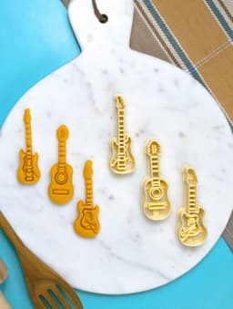 Guitar Cookie Cutter Set 3d model