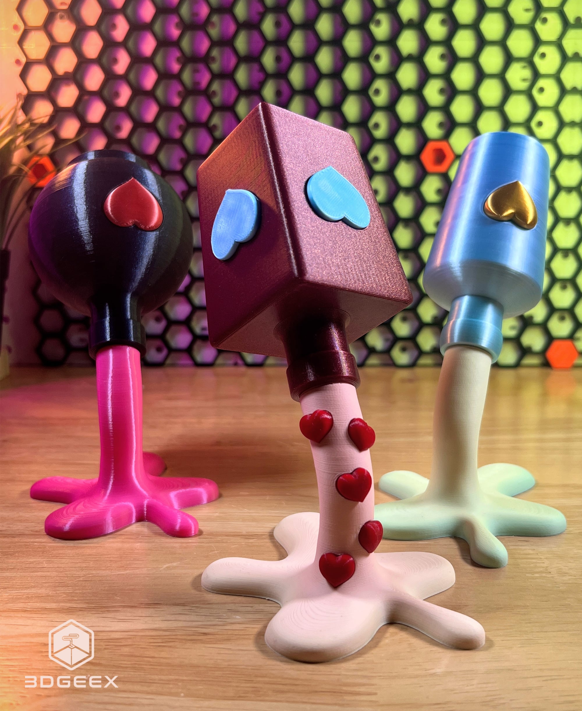 Floating Love Potions 3d model